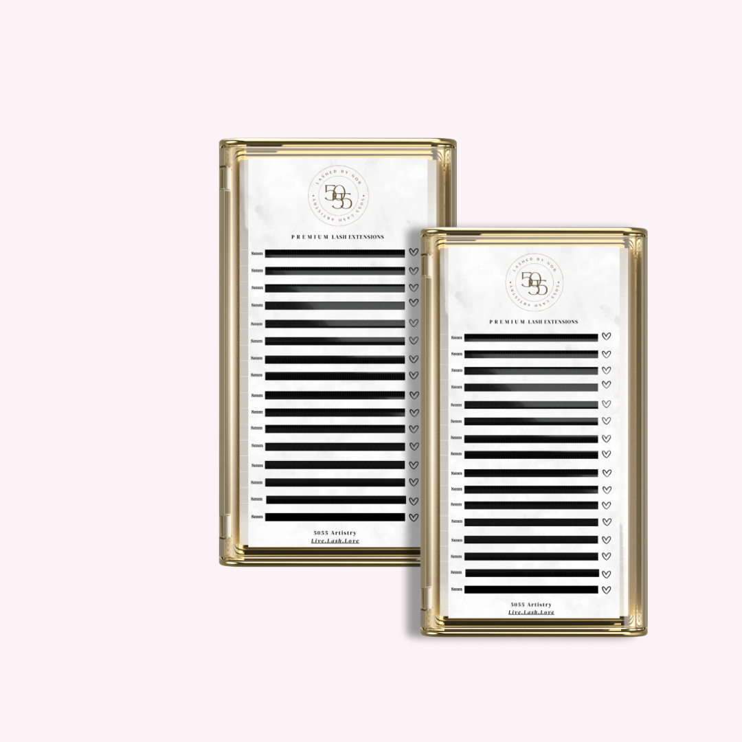 Bottom Lash trays J curl
